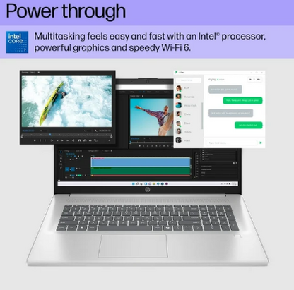 HP 17.3" FHD Windows 11 Laptop | Intel Core 7 | 16GB RAM | 512GB SSD | 2-Yr HP Care Pack w/Accidental Damage Protection