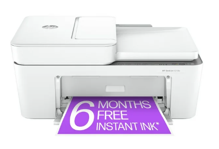 HP DeskJet 4258e Wireless All-in-One Inkjet Printer, 6 Months Instant Ink with HP+