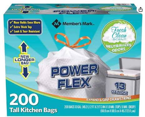 Members Mark 13 Gal Power Flex